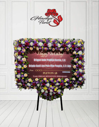 Karangan Bunga Papan Wedding/  Pernikahan  Banda Aceh