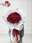 Buket Bunga Love Red FLower Jimbaran
